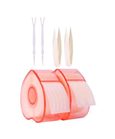 Beavorty 4 Rolls Lace Double Eyelid Sticker Stickers Makeup Tape Eyelid Tape Heart-shaped Beauty Tools