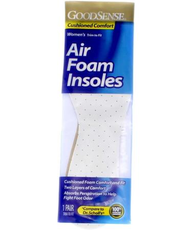 Shop Goodsense Women's Air Foam Insoles - Trim to Fit Blue | International Shipping Available - Buy Online on GoSupps.com