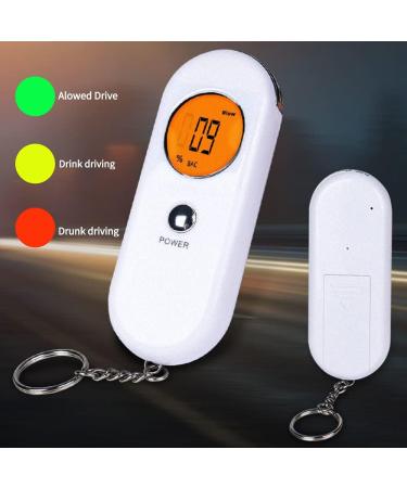 Portable Digital Breathalyzer Alcohol Tester - Real-Time LCD Display & Audible Alert - Buy Online on GoSupps.com