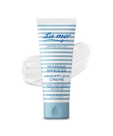 La mer marine breeze hand care cream - intense moisture for the hands - nourishing hand cream for stressed skin - fast and non -fatty cream - 75 ml