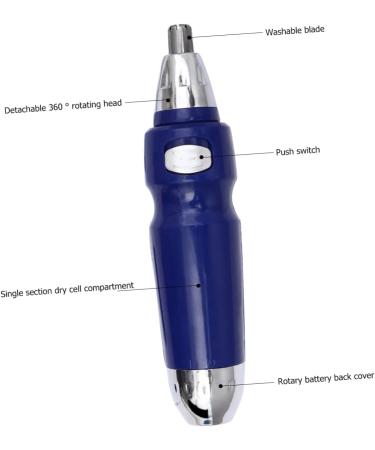 Hemoton Nose Hair Trimmer & Eyebrow Razor - Electric Hair Clipper & Nasal Hair Removal for Precise Grooming | Shop Internationally - Buy Online on GoSupps.com