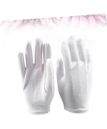 DRESSOOS 18 Pairs Beauty Gloves Hand Moisturizer Gloves Working Gloves Large Cotton Gloves for Moisturizing Spa Gloves for Dry Hands Extra Large Inspection Gloves Lab Gloves White Cosmetic - Buy Online on GoSupps.com