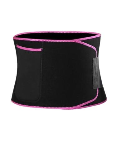 Back Support Back Brace Lumbar Support Waist Trainer Belt Shapewear Tummy Control Adjustable Back Brace Support Belt Back Support Belt(Pink) 20cm Pink