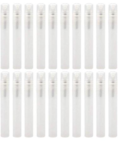 100pcs Travel Spray Bottles - Portable 10ml Plastic Perfume Atomizers - Home & Cosmetic Use - White PET Bottles - Buy Online on GoSupps.com