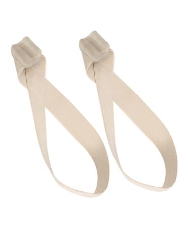 FRCOLOR 2pcs Toe Separator Orthotic Inserts for Men Orthotics Cleat Broken Toe Wraps Orthopedic Bunion Splint Bunion Strap Yoga Toe Separator Bunion for Men Big Toe Condom Man As Shown 18.5x2.3cm