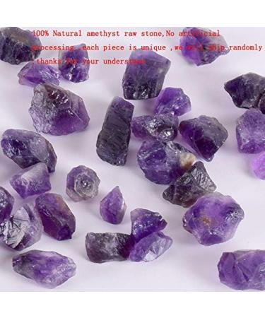10 Pieces/Box Raw Stone Dark Amethyst Irregular Natural Rock Purple for Specimen Collection Garden Decor Stone Crystal Reiki - Buy Online on GoSupps.com
