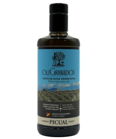 OliGranados New Harvest Oct 2025 Extra Virgin Olive Oil from Our Family Olive Grove Early Harvest Cold Extraction Picual Variety 500ml Spanish Olive Oil