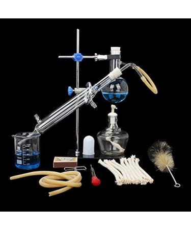 New Distillation Device Set Pure Hydrosol/Water/Home Distiller Essential Oil Extraction Chemical Experiment Equipment 100ml