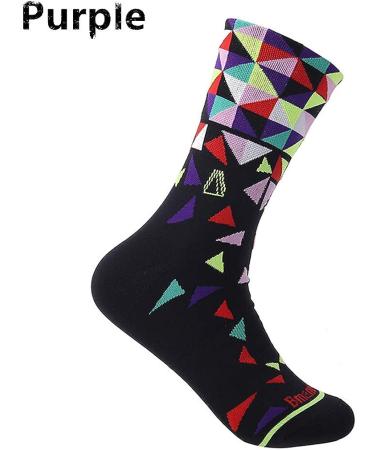 Compressprint Unisex Cycling & Running Compression Sports Socks - Mixed Color - Buy Online on GoSupps.com