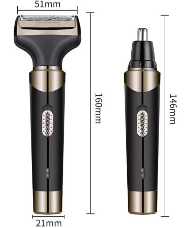 4 in 1 Electric Nose Hair Trimmer & Men's Hair Remover Set - USB Rechargeable Beard Shaver Eyebrow & Sideburns Trimmer | International Shipping Available - Buy Online on GoSupps.com
