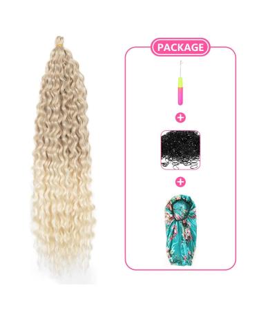 Deep Twist Crochet Hair - Ombre Kinky Curl Braided Extensions 22 Inch | 3 Packs Synthetic Waterwell Twists for Stunning Hairstyles - Buy Online on GoSupps.com