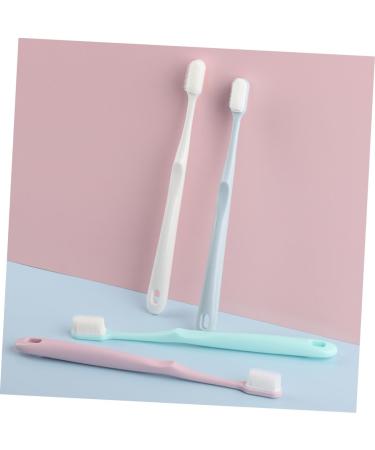 Minkissy 4-Piece Charcoal Toothbrush Cleaning Brush Set - Soft Bristles Travel-Friendly & Female Hygiene Essentials - Buy Online on GoSupps.com