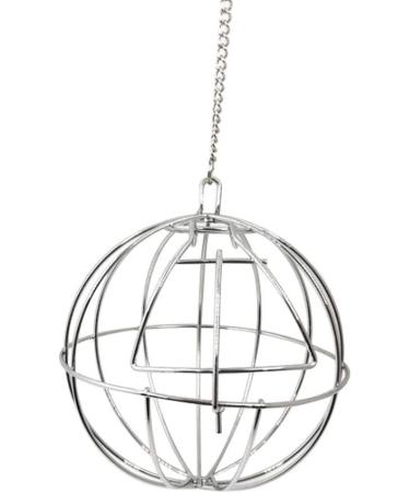 Fewao Stainless Rabbits Feeding Grass Ball Sphere Treat Hay Feeder Dispenser Hanging Ball Rabbit Chinchilla Guinea Pig Chicken Toys for Small Animals - Buy Online on GoSupps.com