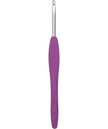 Clover Amour Crochet Hook 4.0mm - Multicoloured | 4.00mm Soft Grip Ergonomic Needle - Buy Online on GoSupps.com