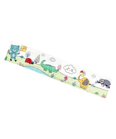ORFOFE Baby Cloth Book Book Cloth Tools Education Animals Premium Wrapping Toddler Crinkle Toy Bed Baby Supple Double-Side Infants Educational Kids Protector Early Cartoon Baby Cloth Books Assorted Color 81X15CM