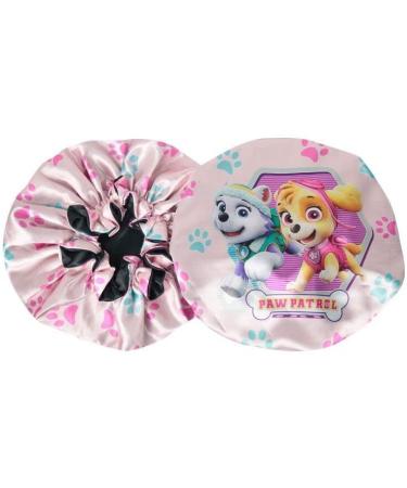2PCS Reversible Satin Kids Toddler Bonnet Sleeping Cap - Frozen & Paw Patrol | Cartoon Character Night Cap for Curly Natural Hair - Buy Online on GoSupps.com