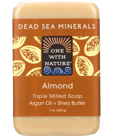 One With Nature Dead Sea Mineral Soap Almond - 7 oz