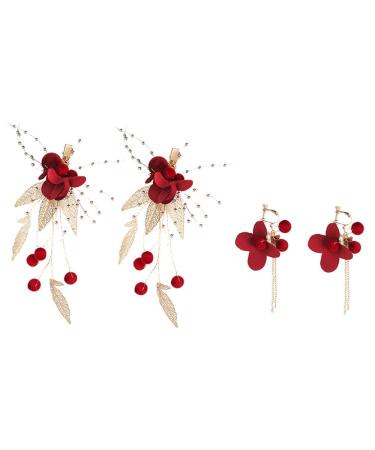 Chinese Wedding Bride Hair Accessory Hanfu Hair Hair Chopsticks Chinese Hair Sticks Chinese Traditional Style Hair Clip Headdress Festive Wedding Hair Accessories