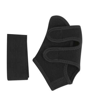 Football Basketball Strain Protective Ligament Ankle Support Brace Foot Elastic Guard Strap Basketball Sport Training Protective Equipment Black (Football ankle brace black left foot) Football ankle brace black left foot Football ankle brace black left fo
