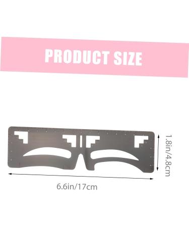 Balacoo 4 Pcs Eyebrow Ruler Eyebrow Shaping Template Brow Stencil Ruler Tool Eyebrow Guide Ruler Cosmetics 1 count (Pack of 1) As Shownx2pcs - Buy Online on GoSupps.com