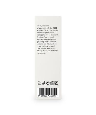 Rose Women's Eau De Parfum (3.4 fl. oz.) | Floral Oriental & sweet Perfume for Women | Notes: Amber Vanilla Black Currant Rose Jasmine | Vegan & Cruelty-Free - Buy Online on GoSupps.com