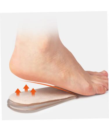 minkissy 1 Set Half Size Heel Pad Supple Heel Insoles Sports Heel Pads Invisible Height Pads Half Lift Cushions Shoes Height Increase Pads Shoes Height Increase Cushions Sports Heel Insoles - Buy Online on GoSupps.com