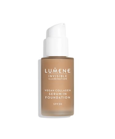 LUMENE Invisible Illumination Tinted Serum SPF30 with Vegan Collagen and Hyaluronic Acid Serum Shade 6 30 ml