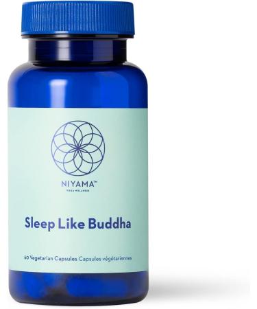 100% Vegan Melatonin Free Sleep Aid NIYAMA Sleep Like Buddha | Non Habit Forming Sleep Supplement | Stress Relief & Promotes Relaxation | Sleep Aids for Adults | Improves Sleep (60 Servings) - Buy Online on GoSupps.com