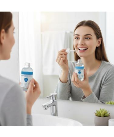 Nudenta Cavity Repair Tooth Shield with Nano-Hydroxyapatit Theobromine Nano Silver 60ML/2FL.OZ Dental Remineralization Liquid - Buy Online on GoSupps.com