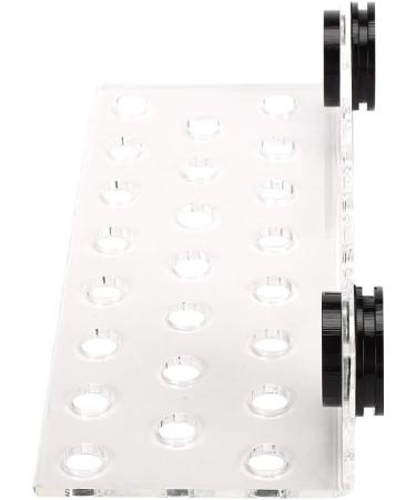 Zerodis Aquarium Coral Rack Bracket - Acrylic Transparent 23 Hole Frag Rack with Strong Suction for Coral Accessories - Buy Online on GoSupps.com