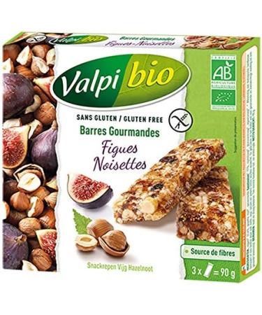 VALPIBIO Hazelnut & Fig Bars 90G Organic - - Buy Online on GoSupps.com