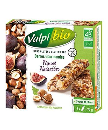 VALPIBIO Hazelnut & Fig Bars 90G Organic -