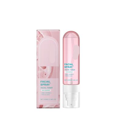 Niacinamide Toner Spray With Rose & Aloe Extract - Locks Moisture Relieves Dryness Brightens Skin Keeps Hydrated Smooth All Day(3PCS)