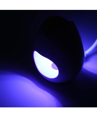 LIZEALUCKY Mini Nail Dryer Lamp USB Portable Single Finger UV Gel Nail Curing Lamp Manicure Tools Small and Convenient You Can Do Manicure Anytime Anywhere with One Hand (Blanco) - Buy Online on GoSupps.com