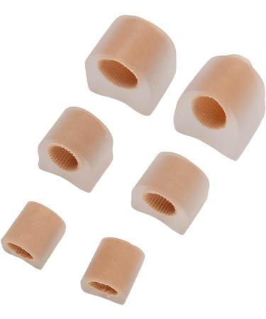 Toe Tube Sleeves with Silicone Gel | Pain Relief & Protection for Corns & Calluses | 5 Pack - International Shipping Available - Buy Online on GoSupps.com