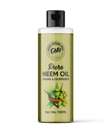 Good Nature Vibe Neem Oil 100 Pure Cold Pressed Natural Oil For Skin Hair Plant Care and Pets 100 ml