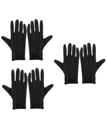 minkissy 36 Pairs Chemical Black Cosmetic Hand Moisturizer Hand Moisturising Moisturizing Hand Coin Dust-Proof Work