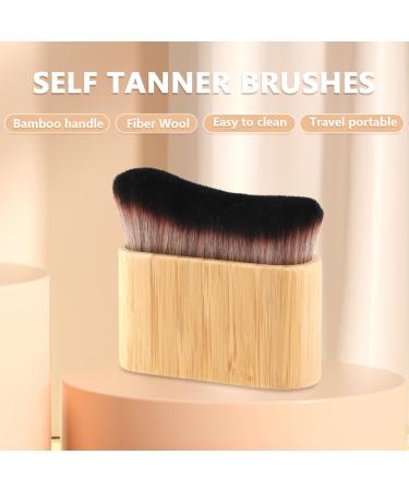 Self Tanner Brush | Multi-Functional Kabuki Brush for Face & Body | Achieve a Natural Golden Complexion - Buy Online on GoSupps.com
