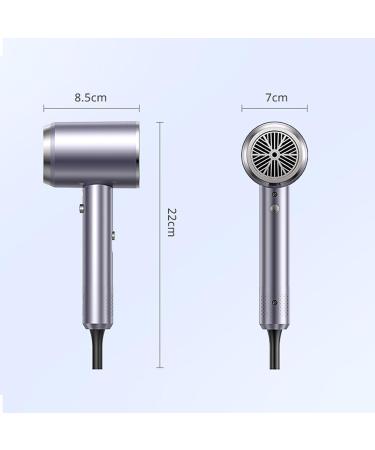Ionic Hair Dryer Household Mute Hair Dryer High Power Blue Light Hair Care with Air Nozzle Professional Ionic Hair 3-Speed Adjustable Wind Speed for Home Travel Salon Use - Buy Online on GoSupps.com