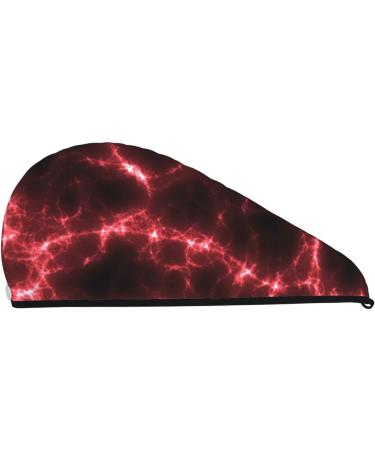 Red Line Microfiber Hair Towel - Super Absorbent Coral Velvet Wrap for Long Curly & Thick Hair | Quick Dry for Women - Buy Online on GoSupps.com