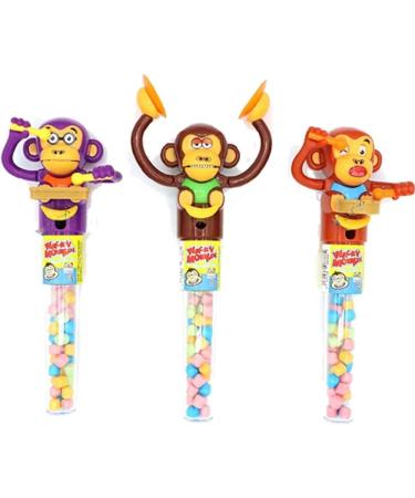 Wacky Fruit Flavour Dextrose Candy 3 Different Monkey Pack of 12 x 12g - Buy Online on GoSupps.com