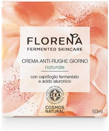  Florena FLORENA Fermented Skincare Natural Anti-Wrinkle Day Cream Vegan Anti-Aging Day Moisturizer with Honeysuckle Hyaluronic Acid and Natural Ingredients 50 ml - Buy Online on GoSupps.com