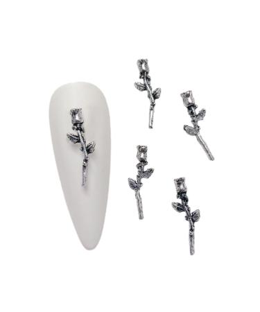 Nail Art Decoration Tips Ornament Metal Alloy Nail Art Decals Pendant Manicure Accessories Eye Catching For Girls Nail Art Accessories Decoration Decals Craft Supplies Jewelry For Girls Crystal Multi-Color