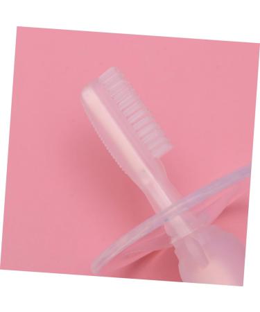 Hapinary 4-Piece Toddler Toothbrush Set - Infant & Baby Training Brushes with Lids - Pink Newborn Toothbrushes for Gentle Oral Care - Buy Online on GoSupps.com