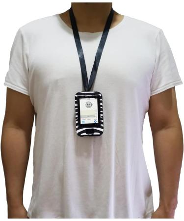 Dexcom G6 CGM Leather Case with Screen Protector, Carabiner & Lanyard - WBZEBRA - Buy Online on GoSupps.com