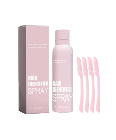 Hair Identifier Spray for Face Shaving 2024 New Facial Skin Hair Identification Spray Facial skin hair removal tools Dermaplaning Spray for All Skin and Hair Types(1 bottle)