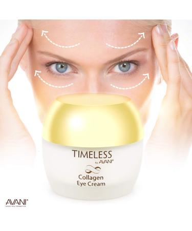 Avani Timeless Collagen Eye Cream - Natural Plant Extracts Vitamin E & Collagen for Fine Lines Wrinkles & Puffiness - 1.7 fl. oz. International Shipping Available - Buy Online on GoSupps.com