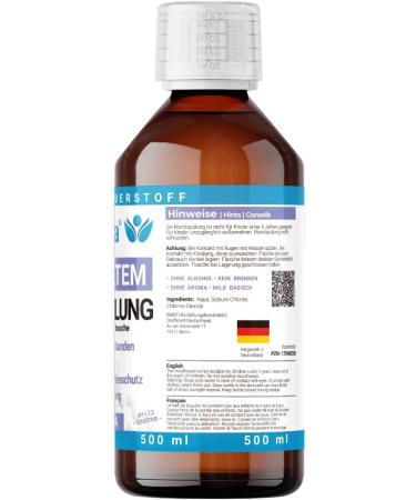 3x Highly Effective Mouthwash 500ml with Chlorine Dioxide - 24h Fresh Breath - International Shipping Available - Buy Online on GoSupps.com