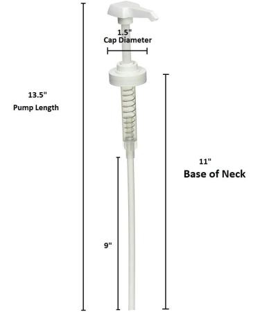 Replacement Pump for Hibiclens Skin Cleanser | 38-400 Down-Lock Dispensing Pump | Fits 16 & 32 Oz Bottles | International Shipping Available - Buy Online on GoSupps.com
