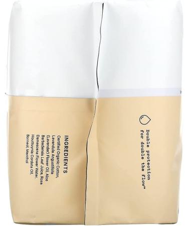 Organic Herbal-Infused Cotton Pads with Wings for Overnight Incontinence | The Honey Pot Company - 16 Count - Buy Online on GoSupps.com